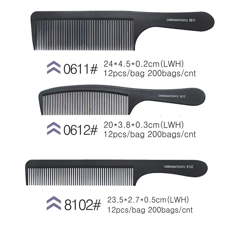 Anti-static Hairdressing Combs Tangled Straight Hair Brushes Girls Ponytail Comb Pro Salon Hair Care Styling Tool 4