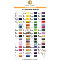 New Brothread 63-Color Polyester Embroidery Thread Kit 500M/550Y Each – For Brother Babylock Janome Singer Machines - Image 5