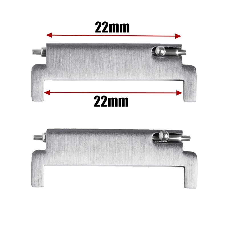 Versatile Quick Release Pin Connectors for Watch Bands - Metal Strap Adapters (1 Pair)