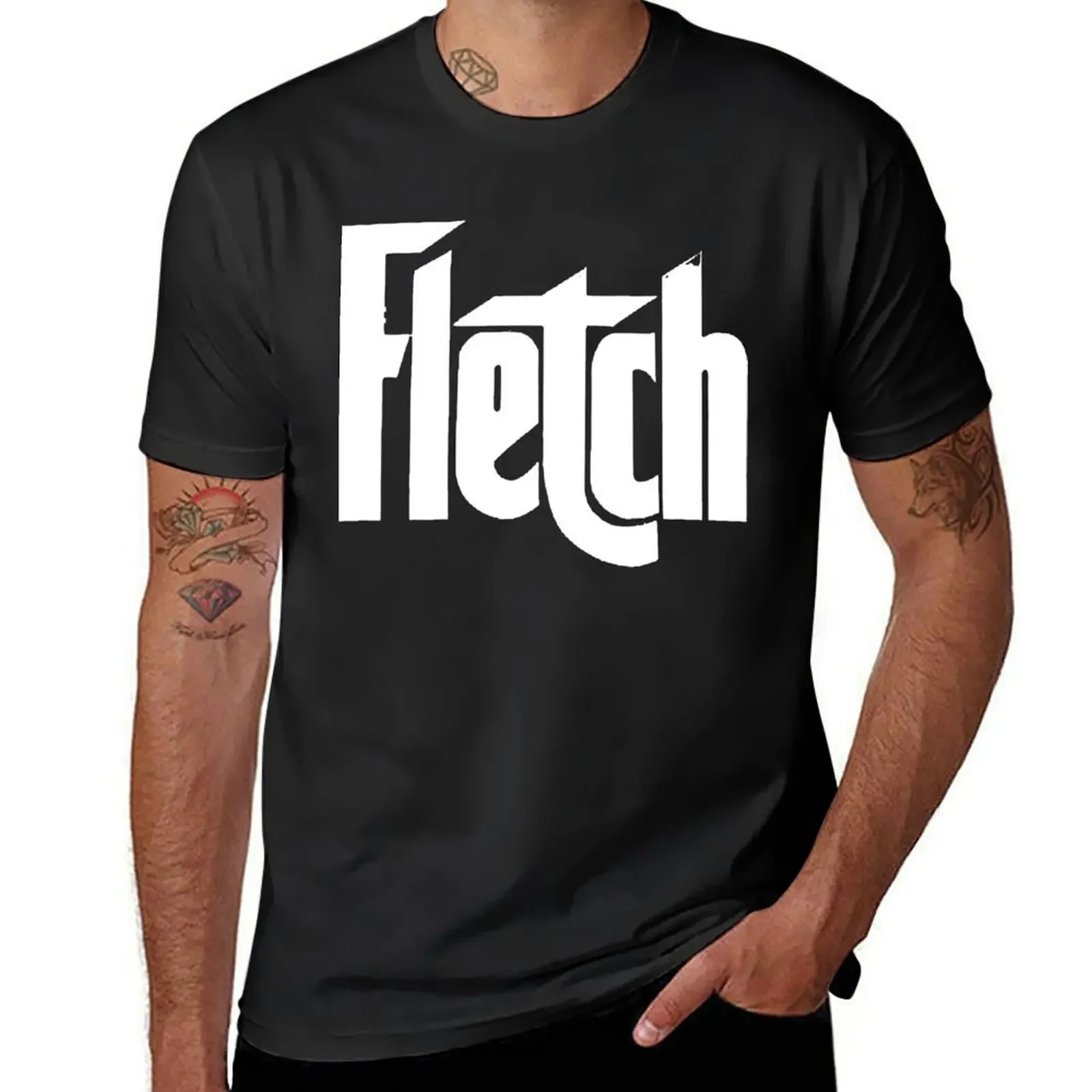 

Fletch Logo T-shirt kawaii clothes aesthetic clothes men graphic t shirts
