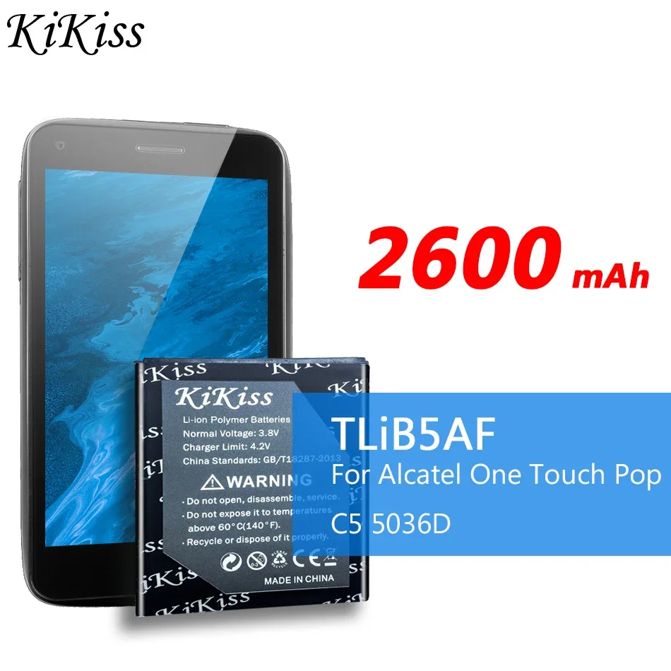 2600Mah Nuovo Telefono Tlib5Af Batteria Per Alcatel One Touch Pop C5 Ot 5036 5036D 5037 5037D 5037A 5037X