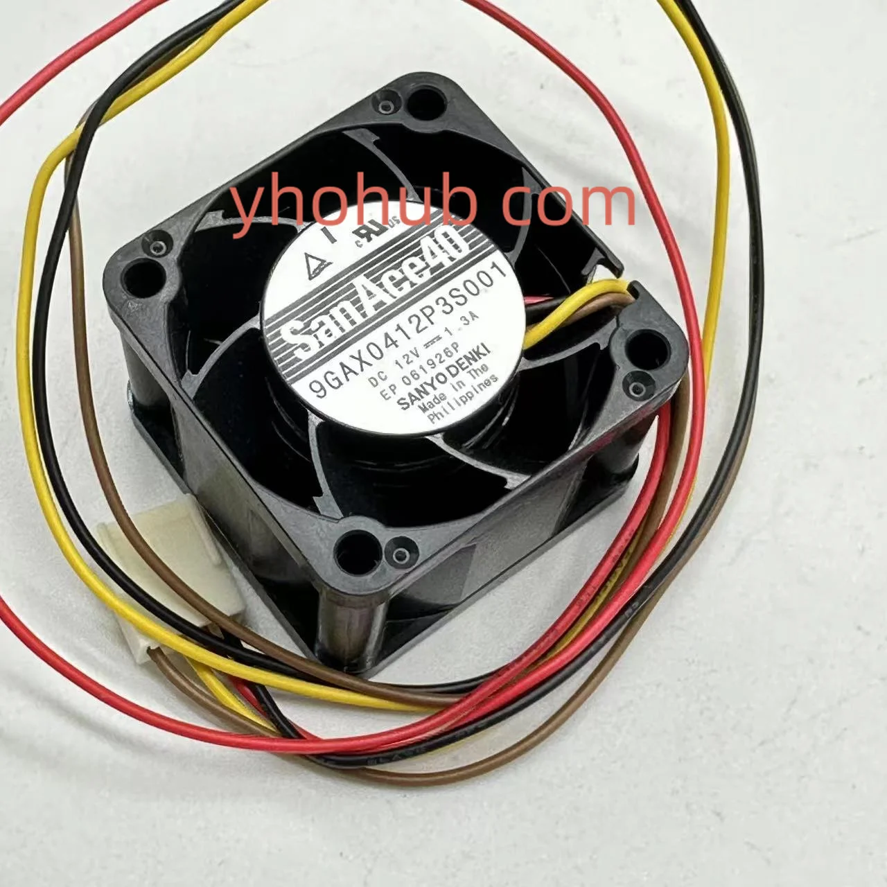 Refrigeração do Servidor de Fios da C.c. 12v 1.30a 40x40x28 mm de Sanyo Denki 9gax0412p3s001 fã de