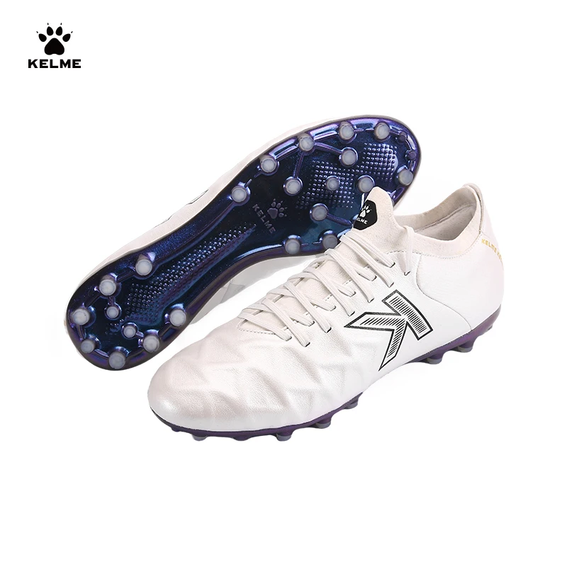 KELME kopaná MG boty calf-skin cleats mač umělý tráva slip-resistant  čalounění tvoření  fotbal boty měkké ZX8012105