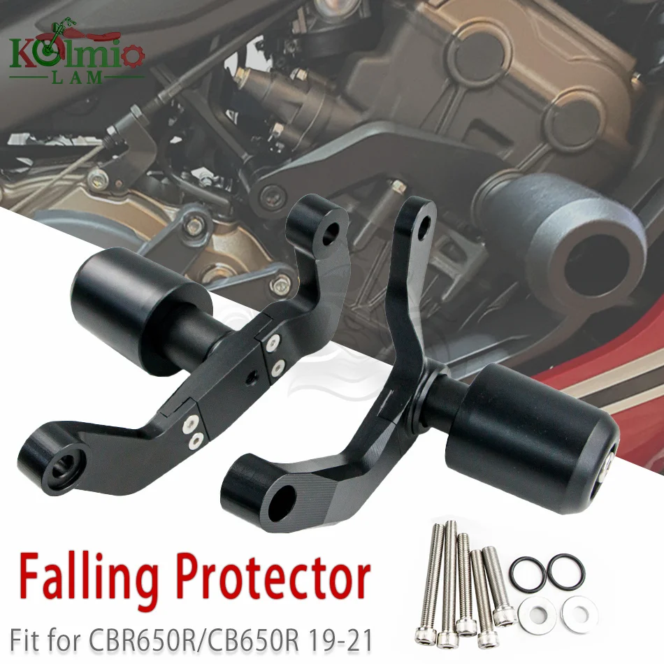 Misura Per 2019 2020 2021 Honda Cb650R Cbr650R Telaio Moto Protezione Caduta Motore Anti Crash Slider Cb 650R Cbr 650R