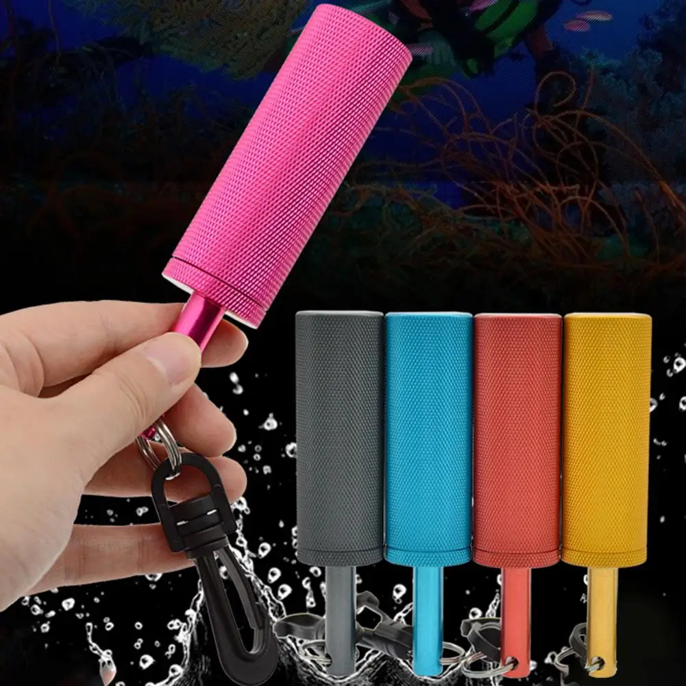 Scuba Diving Underwater Shaker with Clip Aluminum Alloy Underwater Communication Device Noise Maker Signal Bell for Scuba Diving scuba diving accessories