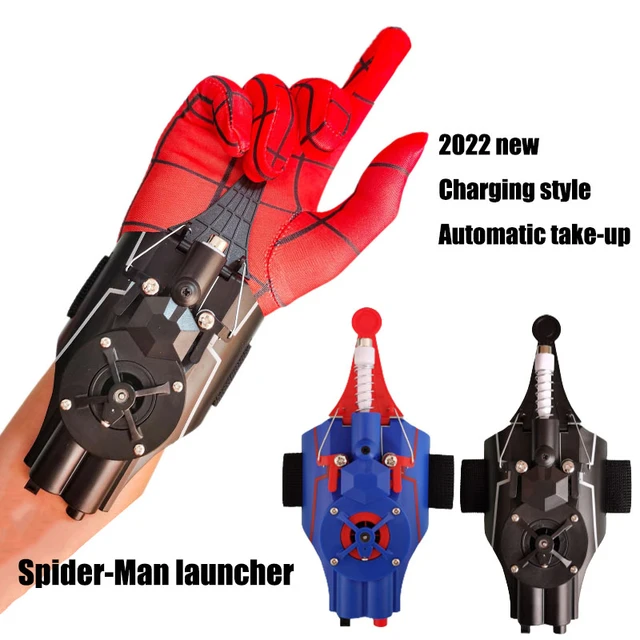 Dispositif de lancement de poignet Spider-Man Cosplay pour enfants,  accessoires Spider-Line, jouets Shdoms Web, accessoires Spider-Man, Peter,  cadeau