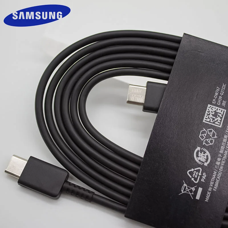Samsung S23 Cable 1.8m Typec Original 3a Pd Usb C To Usb C 45w Super