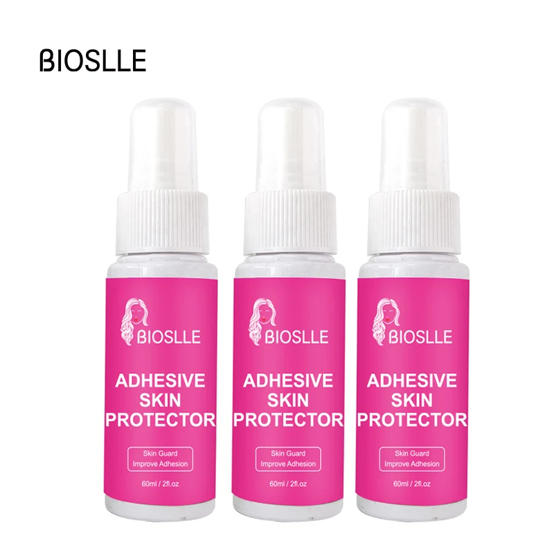 2PCS BIOSLLE 60ml Skin Protector Guard for Hair Adhesive Bonding Lace Wig Glue Primer Scalp Shield 2pcs bioslle 60ml skin protector guard for hair adhesive bonding lace wig glue primer scalp shield