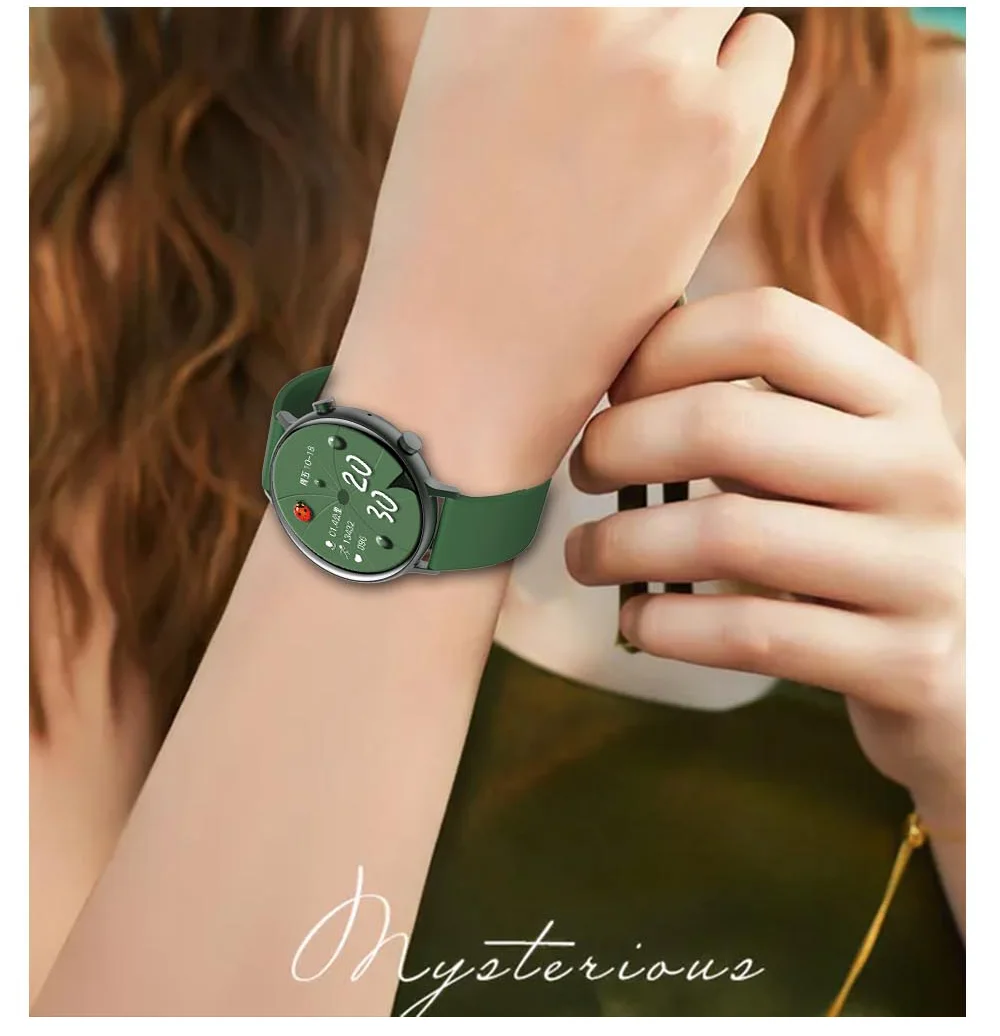2022 Fashion Smart Watch Men Fitness Bracelet Heart Rate Blood Pressure Monitoring Sports Tracker Call Smartwatch Gift for Women