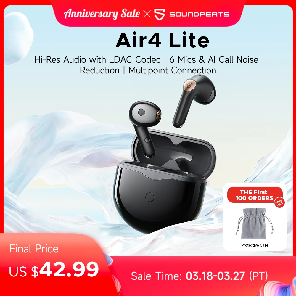 Беспроводные наушники SoundPEATS