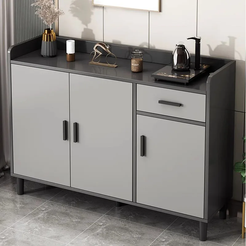 Mid Century Locker Sideboard Buffet Corner Luxury Shelves Sideboard Multifunctional Hallway Muebles De Cocina Kitchen Furniture