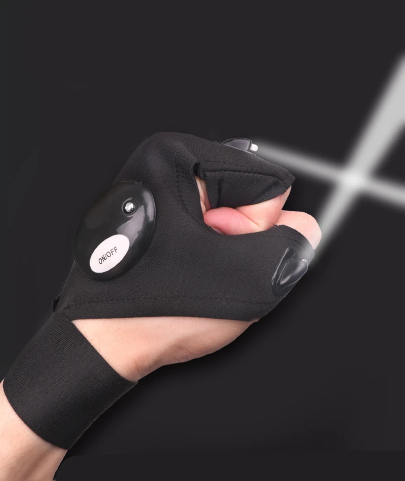 Jormftte Angelhandschuhe LED Taschenlampe Handschuhe