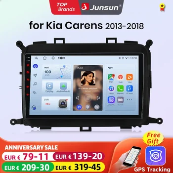 Junsun AI CarPlay 4G Android 14 Radio de coche para Kia Carens 2013-2018 reproductor Multimedia WiFi GPS Navi pantalla táctil 360 cámara RDS 1