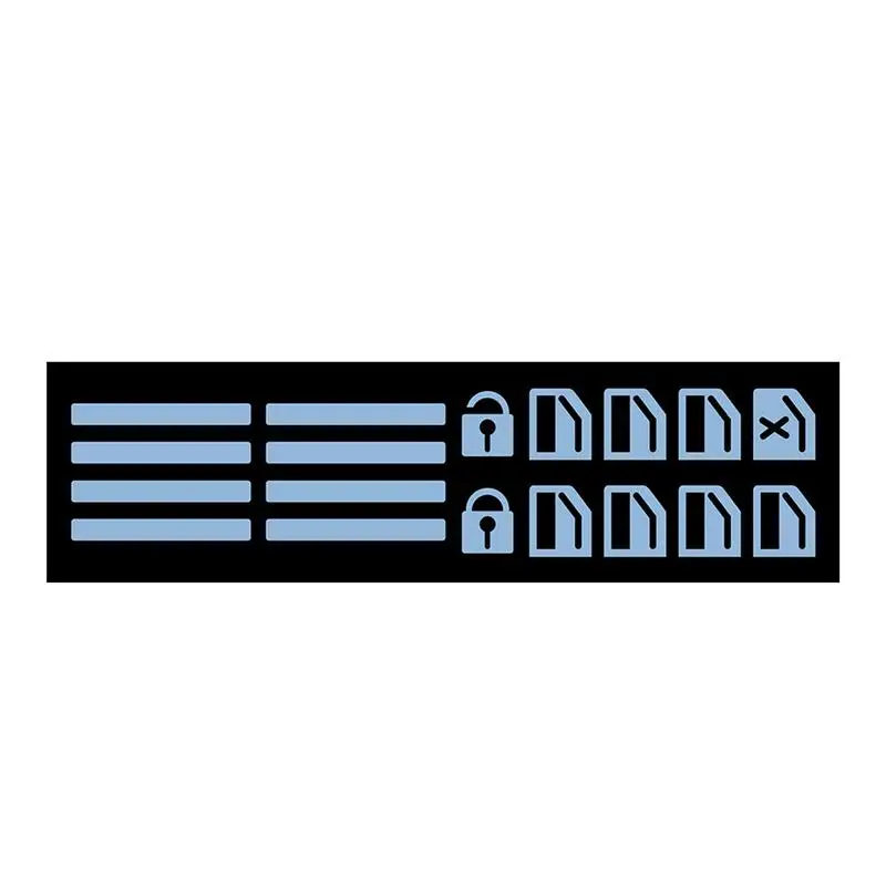 

Switch Button Sticker For Car Safe Luminous Night Visibility Decals Night Visibility Decals Safe Fluorescent Labels Strong