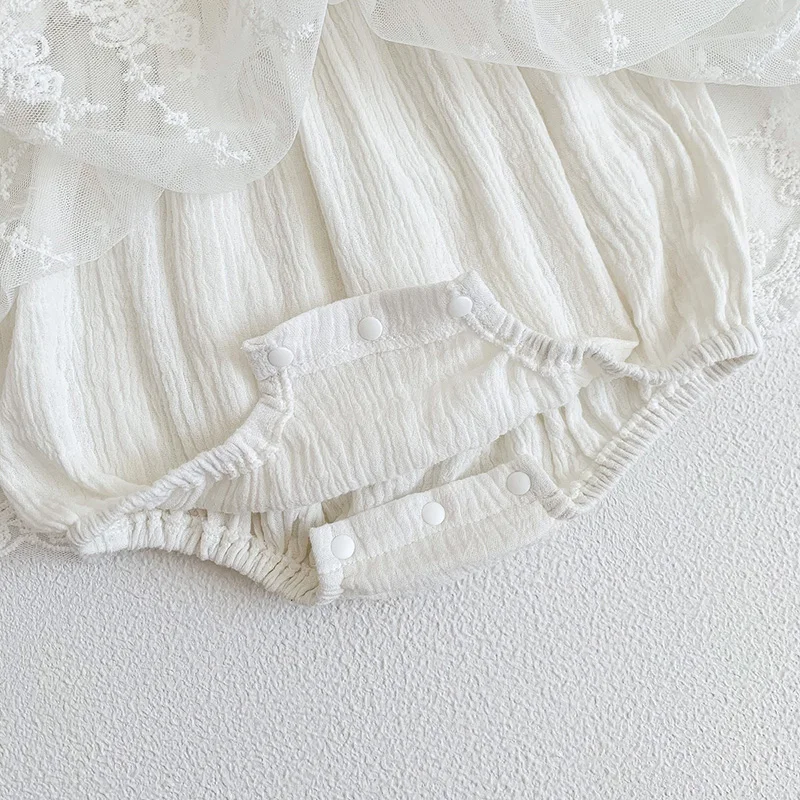 Summer Baby Girl Bodysuit Dress Ruffle One Piece