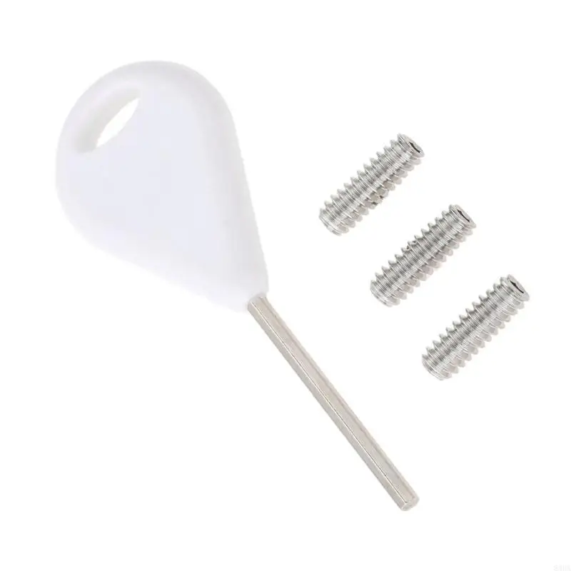 Universals Surfboard Fin Hexagon Key with Screws Surfing Board Surfboard Fin Key for Surfs Board Wakeboard Longboards