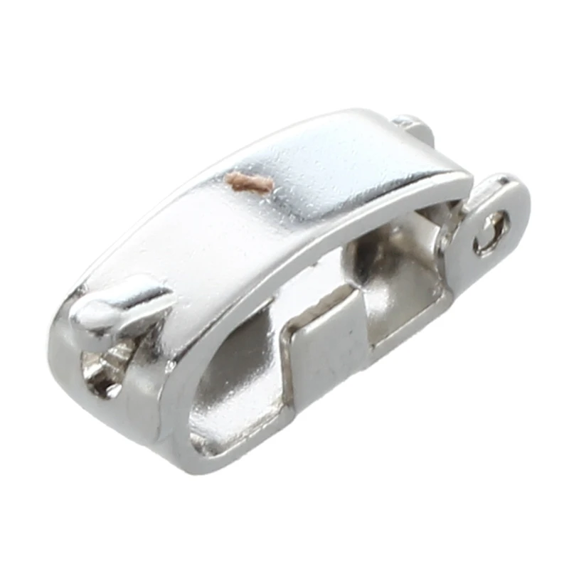 10 x stainless steel Jewelry Wrist Watch Bracelet Band Fold Over Clasps 0.4x0.1", watch band,watch parts