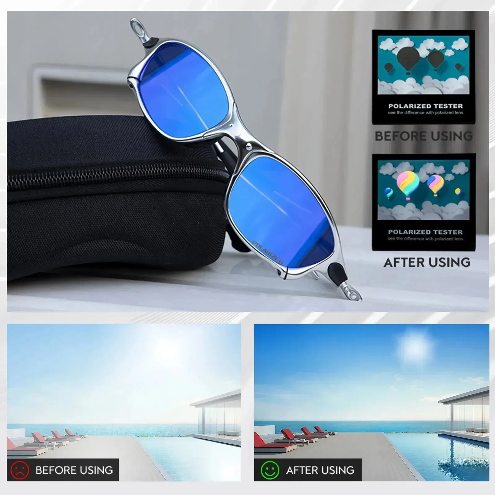 Polarized Cycling Sunglasses UV400 3