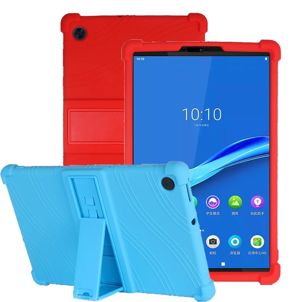 Custodia In Silicone Con Cavalletto Per Lenovo Tab M10 Fhd Plus Tablet 10.3 "Tb-X606F Tb-X606X Funda Sicurezza Per Bambini
