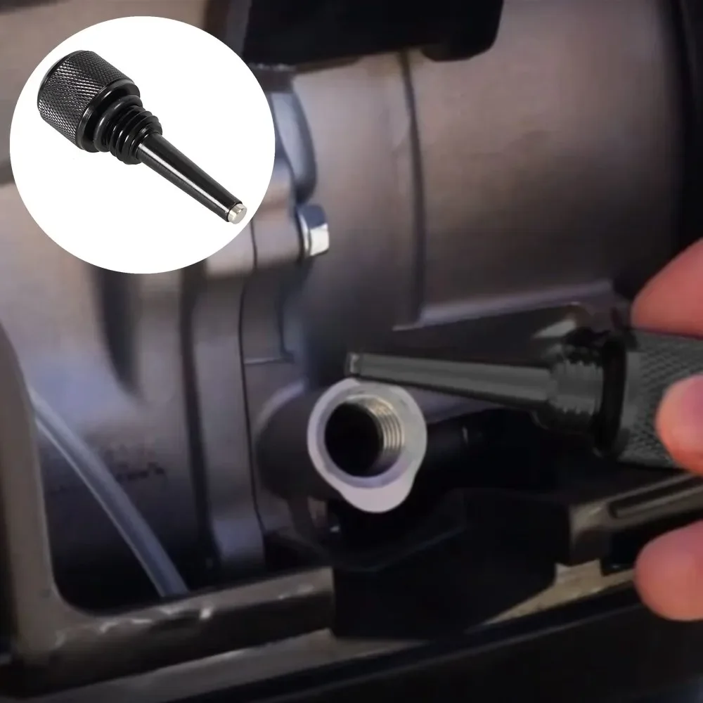 55201 M18*2.5 Magnetic Oil Dipstick Inverter Generators WEN 56125i 56200i Yamaha EF2000iS EF1000iS Silver/Black Aluminum magnetic oil dipstick