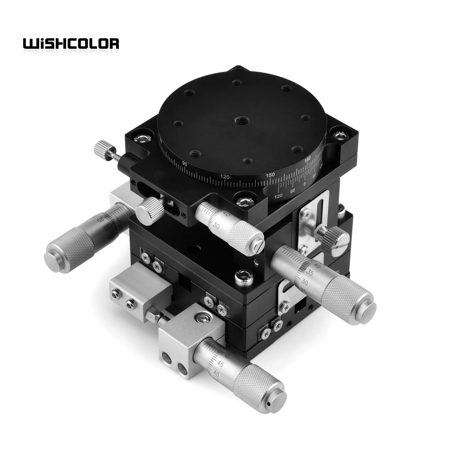 

Wishcolor XYZR оси Обрезка платформы V-Тип 4 оси ручная линейная Настройка подшипника для сцены раздвижная Таблица LT60-LM