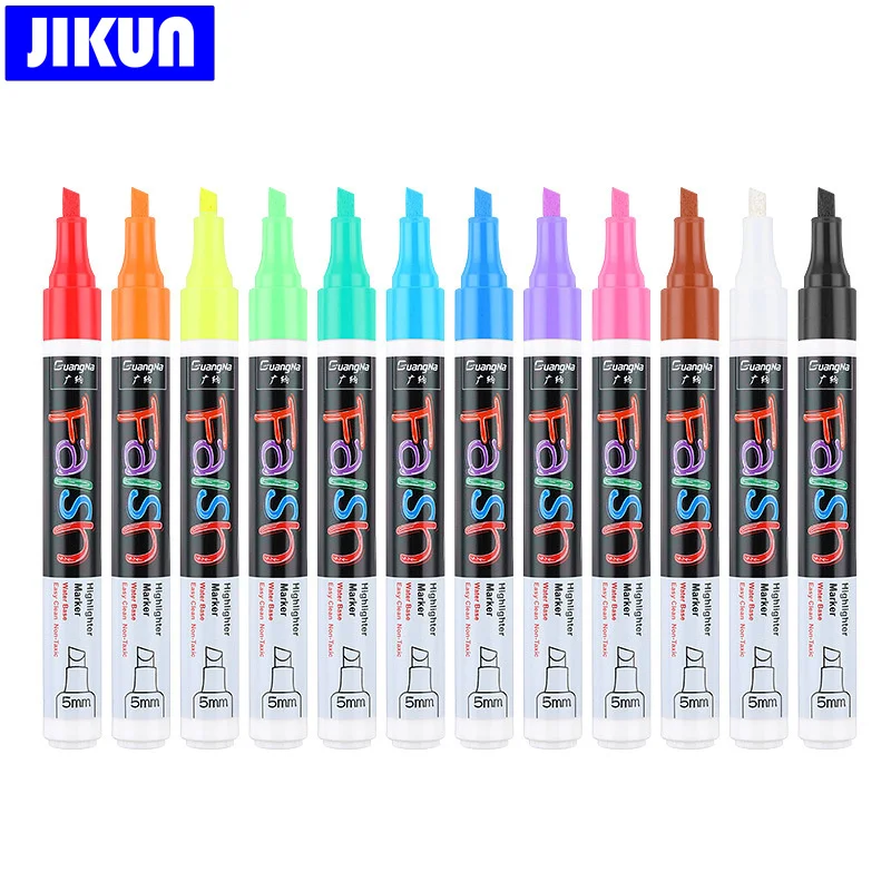 지우개 액체 분필 마커 펜, 멀티 컬러 하이라이터, LED 글쓰기 보드, 유리 창 아트, 다채로운 마커 펜, 8 개, 12 개