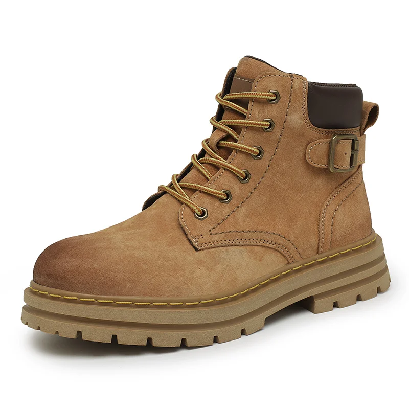 thumbnail image 1 of Botas Martin para hombre, moda 2024, nuevas botas de carga altas, cómodas y versátiles, plataforma para exteriores, zapatos de senderismo Martin, 1 of 5
