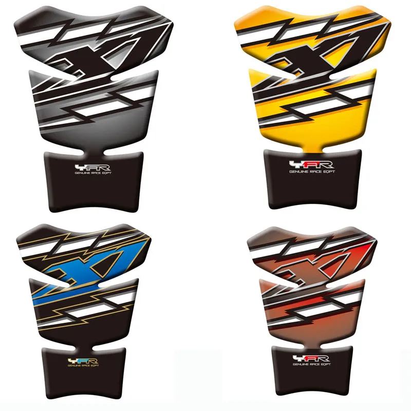 Motorcycle Stickers High Quality Fuel Tank Sticker Fishbone Protective Decals 3D Tank Pad For Yamaha Xjr 1200 Xjr 1300