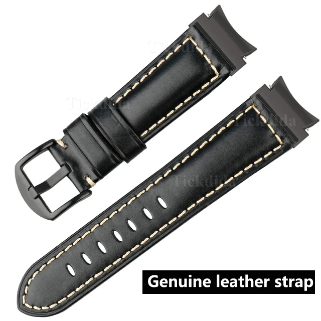 Premium Genuine Leather Quick Release Watch Strap - Elegant Accessory