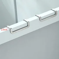 S-Shaped 304 Stainless Steel Cabinet Door Multi-Purpose Hook Towel Hanger Hat Holders Clothing Storage Racks Kitchen Bathroom 5