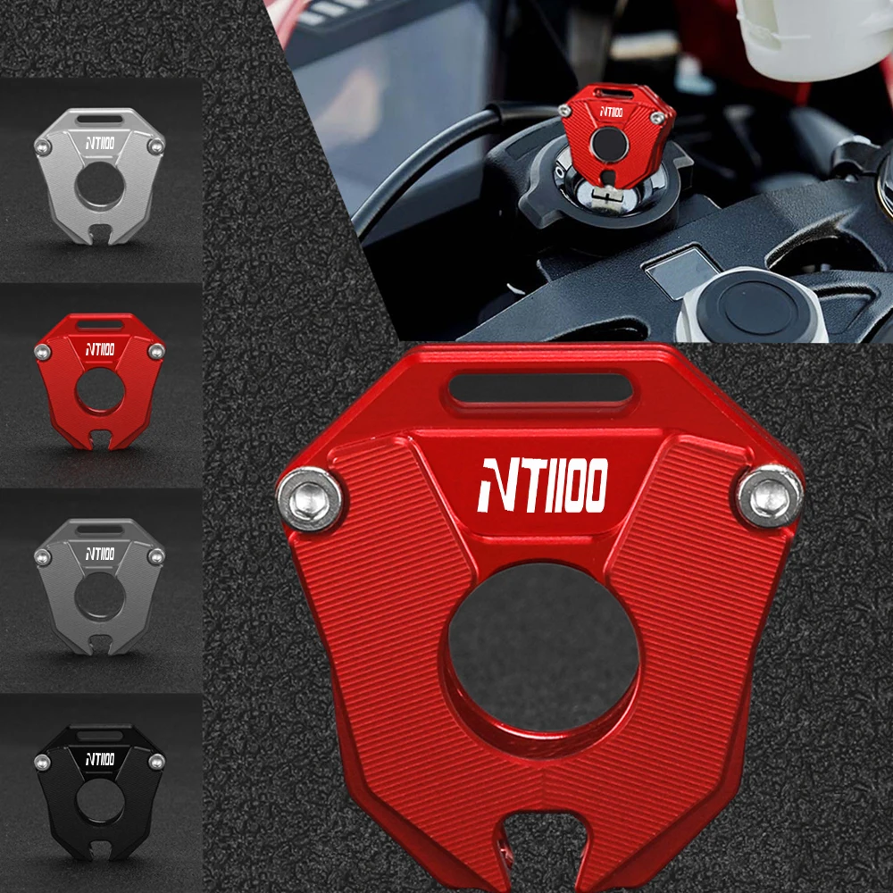 

2023 New NT1100 Motorcycle CNC Alumiunm Accessories Key Cover Keychain Keyring Shell Case Protection For HONDA NT 1100 2022 2021