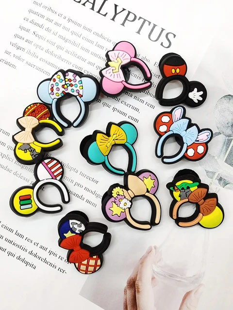 Minnie Mouse Decoration Decoration  Pvc Charms Accessories Decorations -  1pcs Cute - Aliexpress