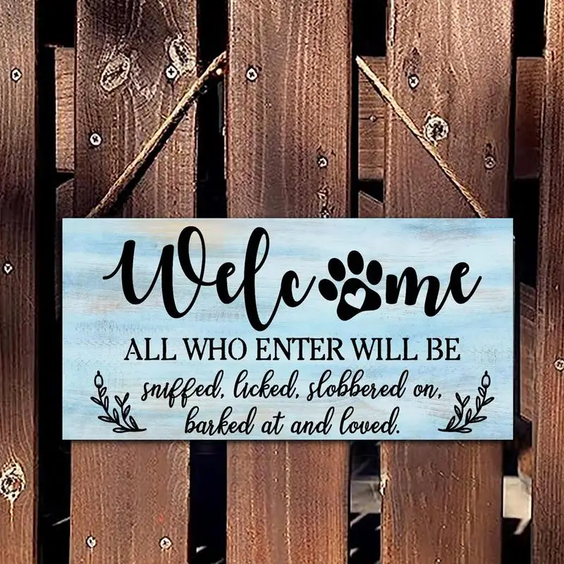 

Входная дверь, знак приветствия, деревянный декоративный фермерский декор для крыльца, уникальный дизайн, прочные подвесные украшения, домашние украшения