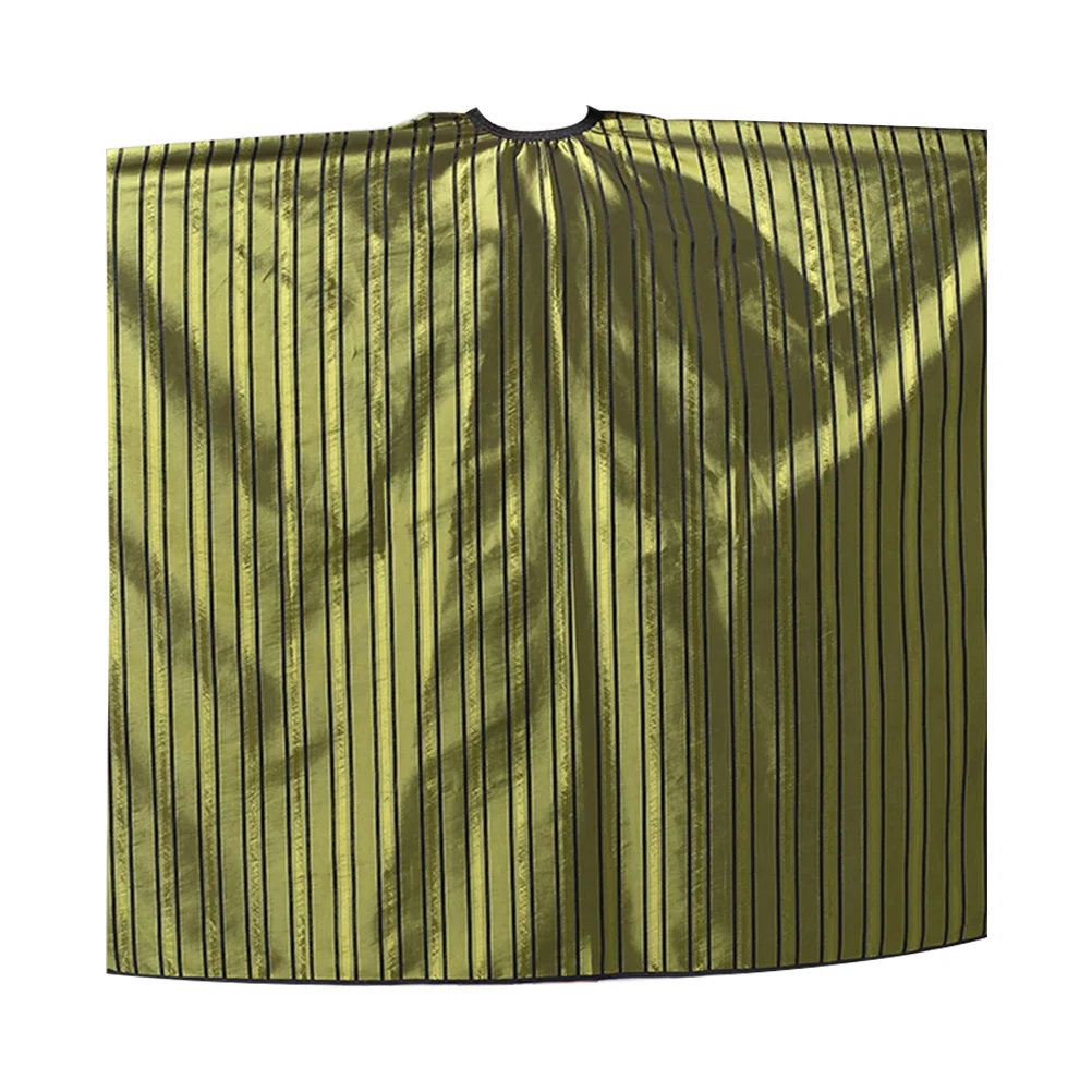 

Haircut Gown Cape Hairdressing Cloak Stripe Water Proof Barber Supplies for Shop