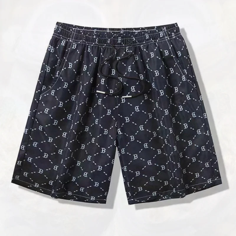 Summer Quick Drying Shorts Men 2023 Cool Breathable Fitness Sport Casual Shorts Men's Soft Comfort Printing Shorts Male 001F