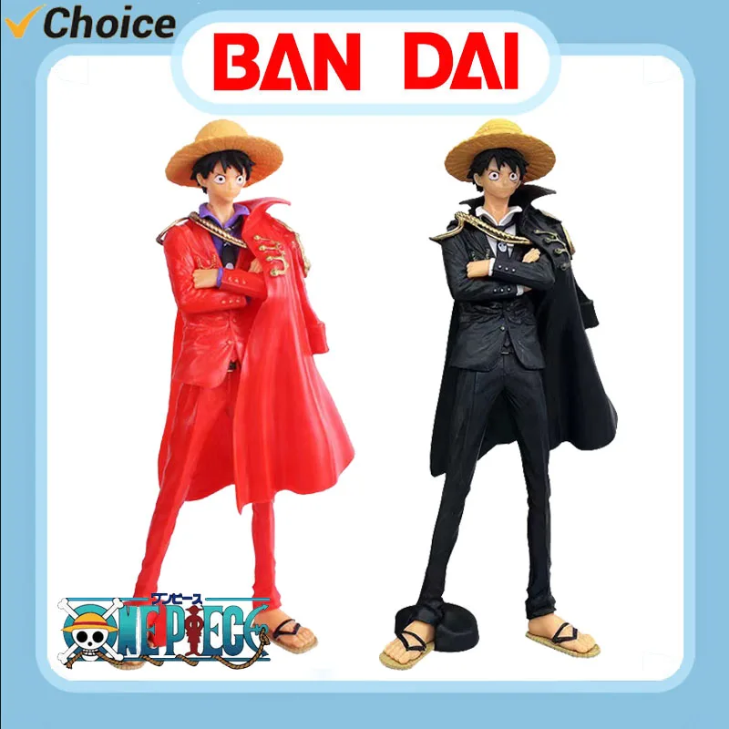 

Bandai 20cm One Piece Red Cape Luffy Figures Action Figures PVC Anime Collection Model Toys Birthday Ornamen Gifts