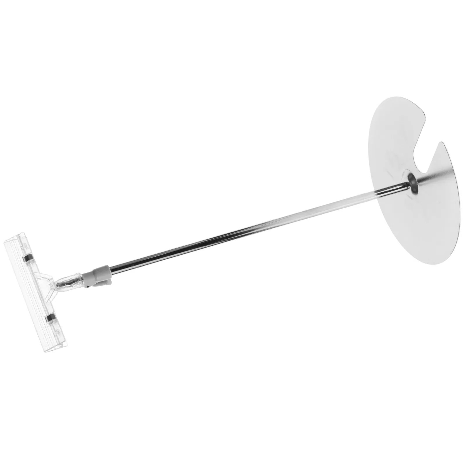 T자형 포스터 클립 스탠드 조절 가능한 데스크탑 배너 홀더 텔레스코픽 광고 표시판 디스플레이 스탠드 배너 홀더