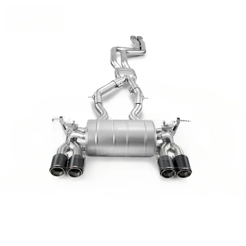 Titanium Alloy Catback Exhaust Pipe System, Controle de v&aacute;lvulas para BMW M3, M4, F80, F82, 3.0T, 2014-, cor original