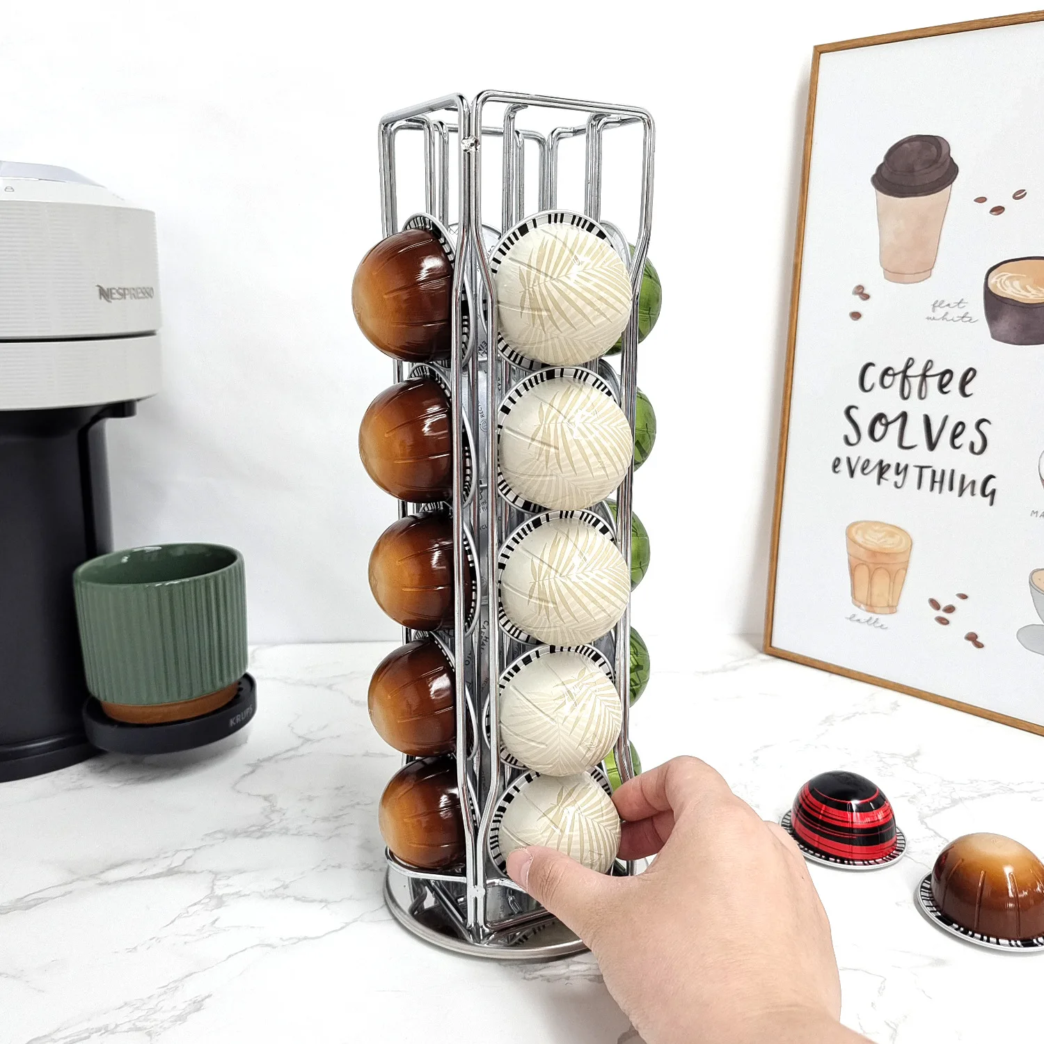 Nespresso Pod Organizer Magnetic Nespresso Original Line Coffee