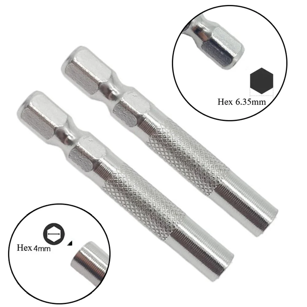 ECSiNG Schraubendreher-Bit-Adapter 2 Stück – 1/4 Zoll Auf 4 Mm, Für Manuelle & Elektrische Schrauber