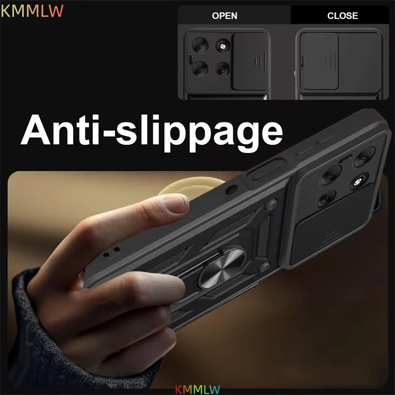 Shockproof Armor Case Phone Cover with Camera Lens Protection