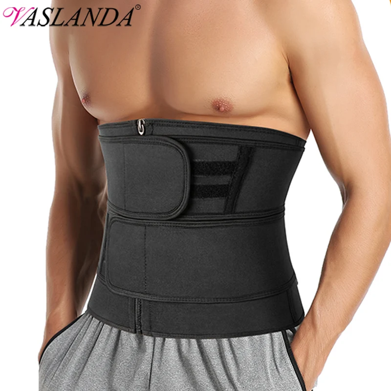 Men Waist Trainer Corsets Slimming Body Shaper Fitness Trimmer Belt Sauna Sweat Fat Burner Workout Cincher Compression Shapewear men abdomen reducer body shaper promote sweat sauna vest fitness waist trainer belly slimming shapewear fat burner corset top