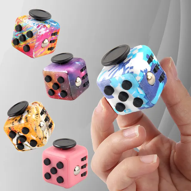 Autism Toys Therapy Dice Anxiety And Stress Relief Fidget Toys Anti Stress Decompression Sensory Kids Toy Office Desk Spinner 1