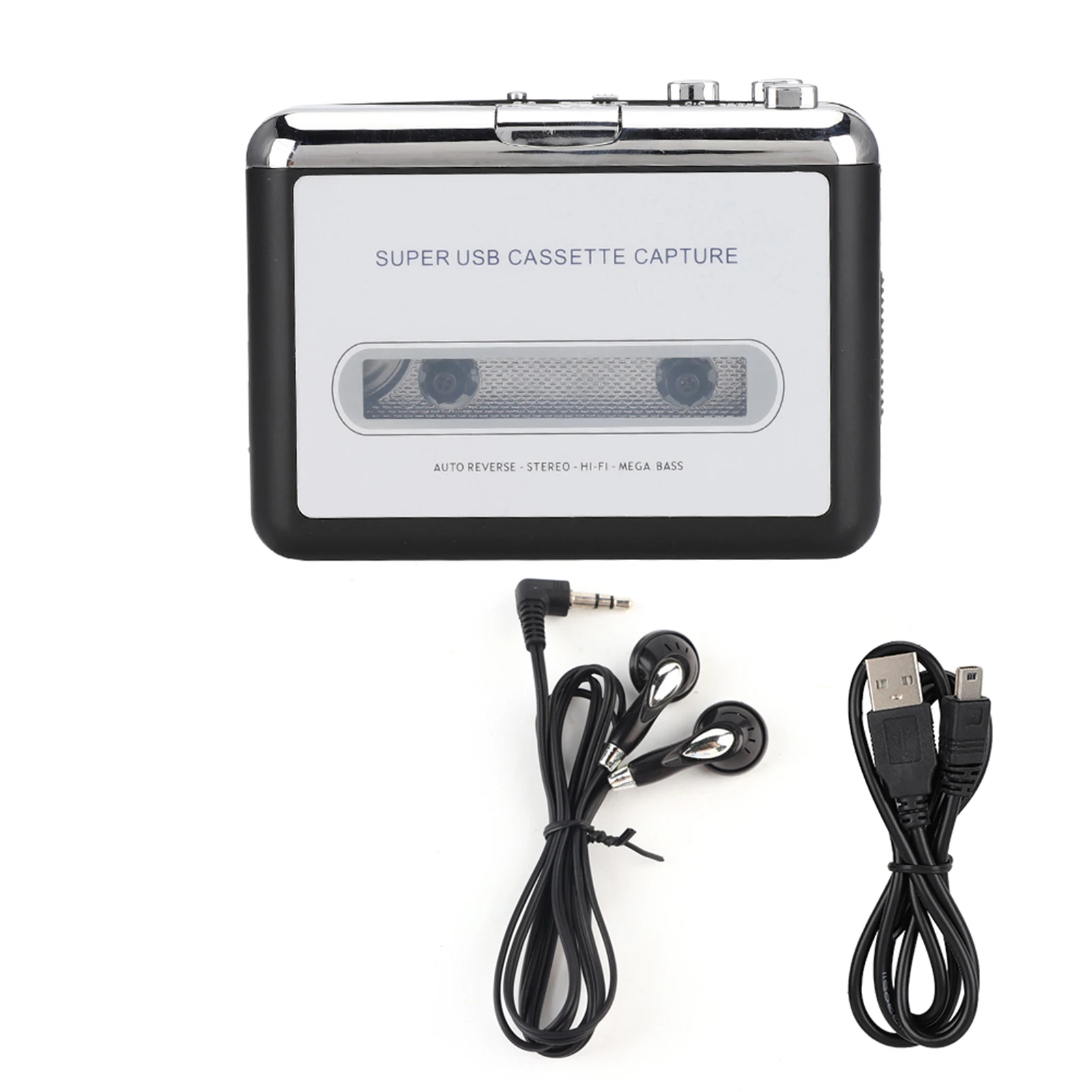Cassette Capture MP3 Capture Cassette to MP3 USB Tape To Converter Stereo Audio Music Player Player