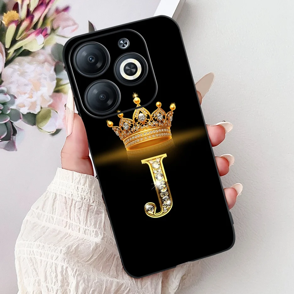 Luxury Letters Shockproof Soft TPU Phone Case Cover