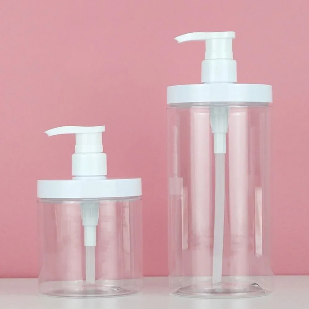 300/1200ML Plastic Pump Bottles Shampoo Conditioner Body Wash Dispenser Containers Refillable Lotion Bottles for Bathroom