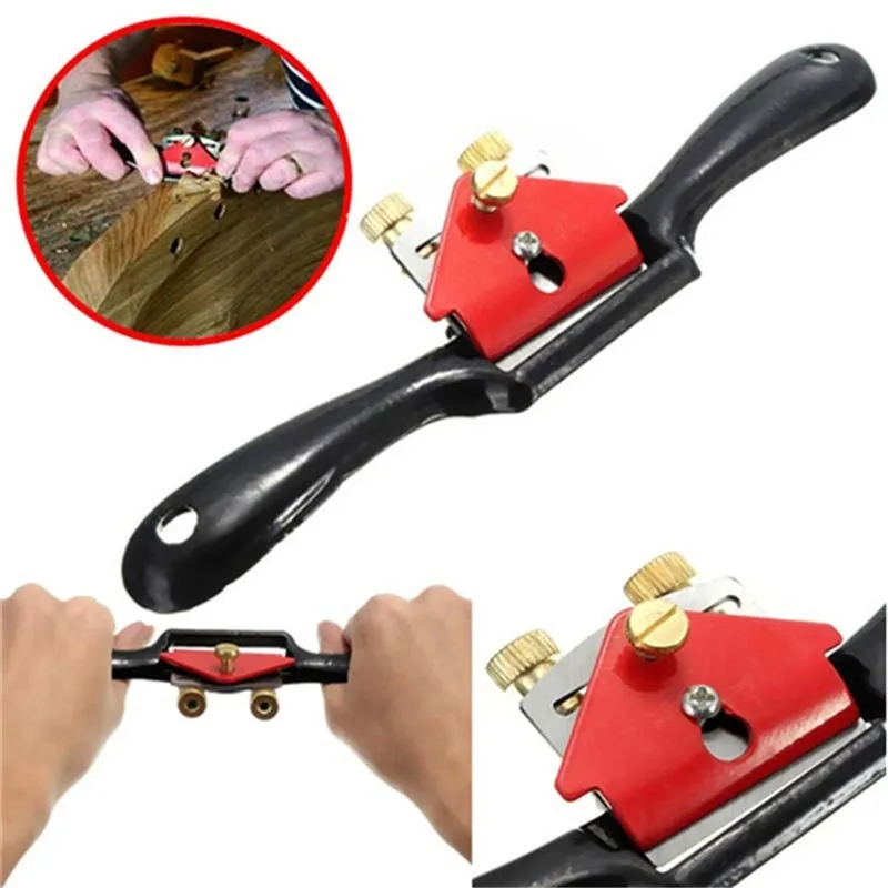 9" 10" Manual Planer Adjustable Metal Blade Cutting Edge Spoke Shave Wood Craft Planers Woodworking Hand Tools Carpentry Tools woodworking hand tools wood trimming tool