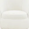 Better Homes & Gardens Mira Kids Swivel Chair, Cream Faux Shearling 6
