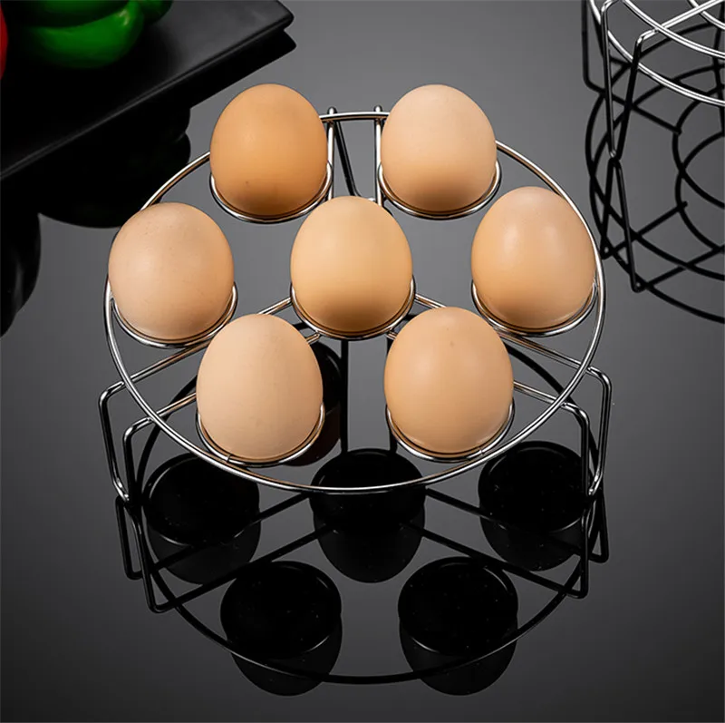 Thick Stainless Steel Steamer Food Kitchen Cookware Rack Insert Stock Stand Heating Cooking Steaming Supplies steamer rack steamer basket