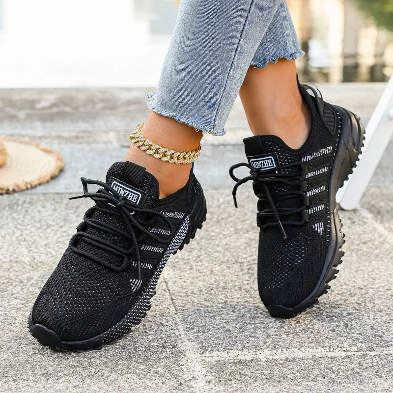 Casual Running Summer Fashion Anti Slip Hiking Mesh Breathability Athletic Shoe Tennis Woman Trend Woman Sneakers Couple